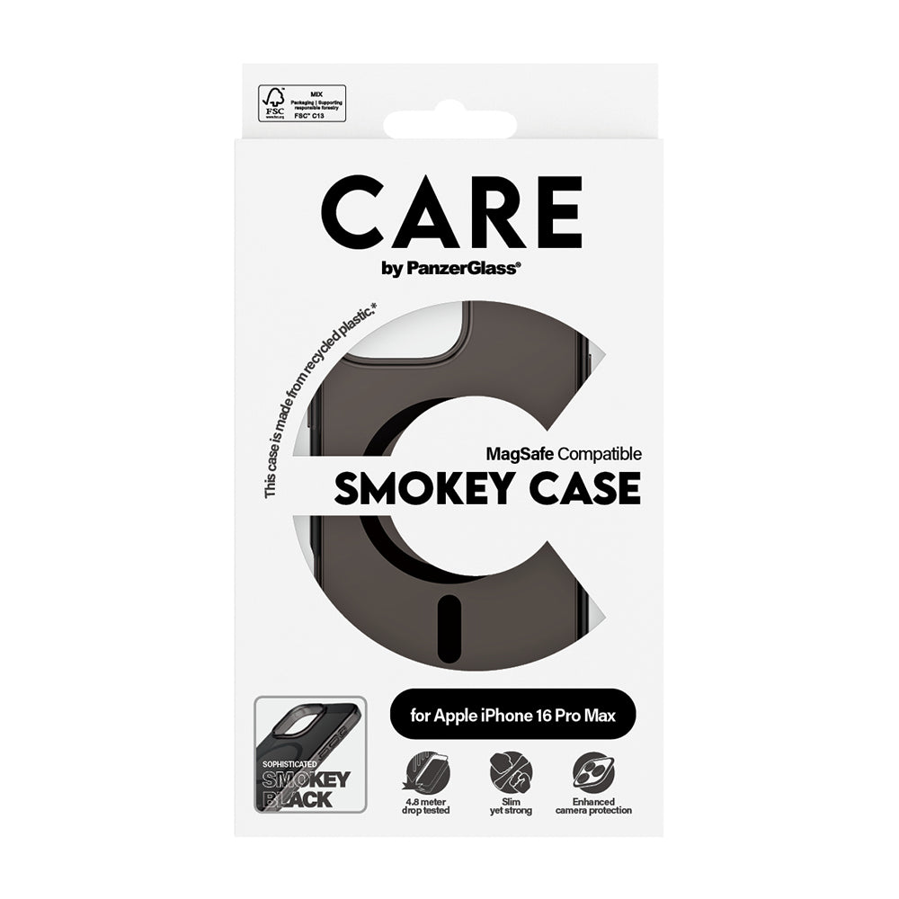 MagSafe-deksel for Apple iPhone 16 Pro, PanzerGlass, Care Urban Combat, Svart