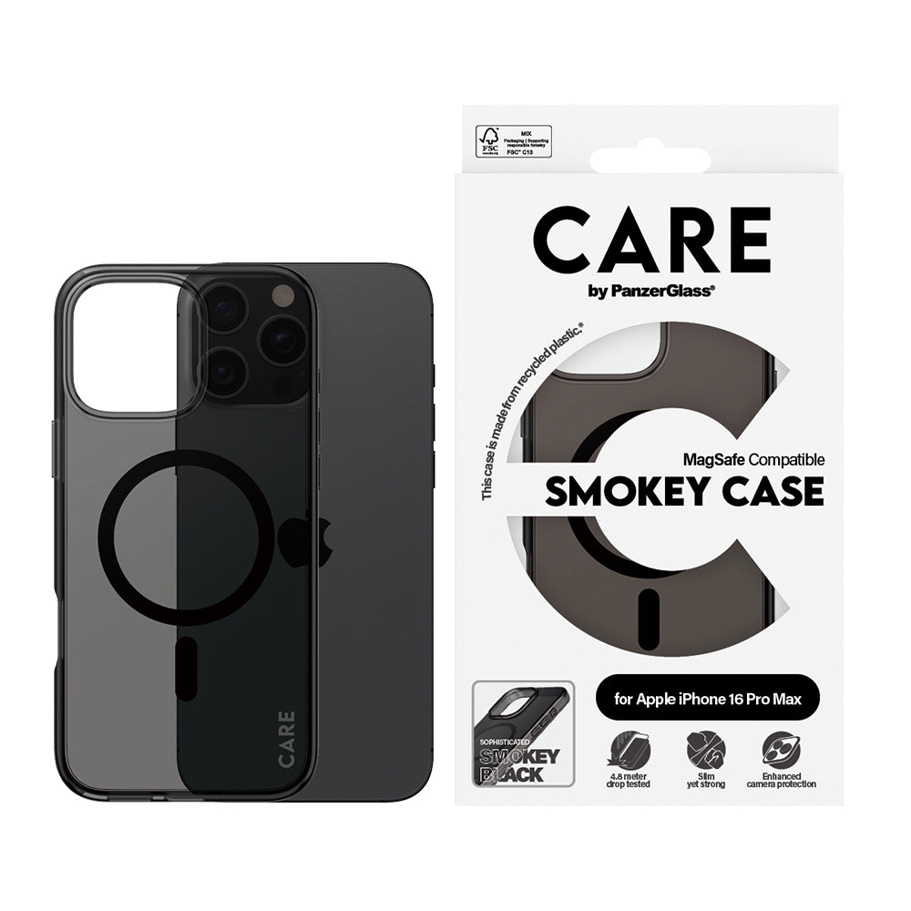 MagSafe-deksel for Apple iPhone 16 Pro, PanzerGlass, Care Urban Combat, Svart