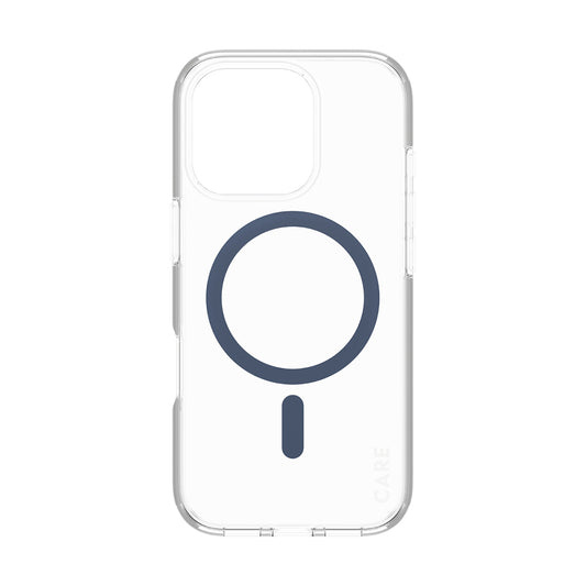 MagSafe-deksel for Apple iPhone 16 Pro, PanzerGlass, Care Urban Combat, Blå Transparent