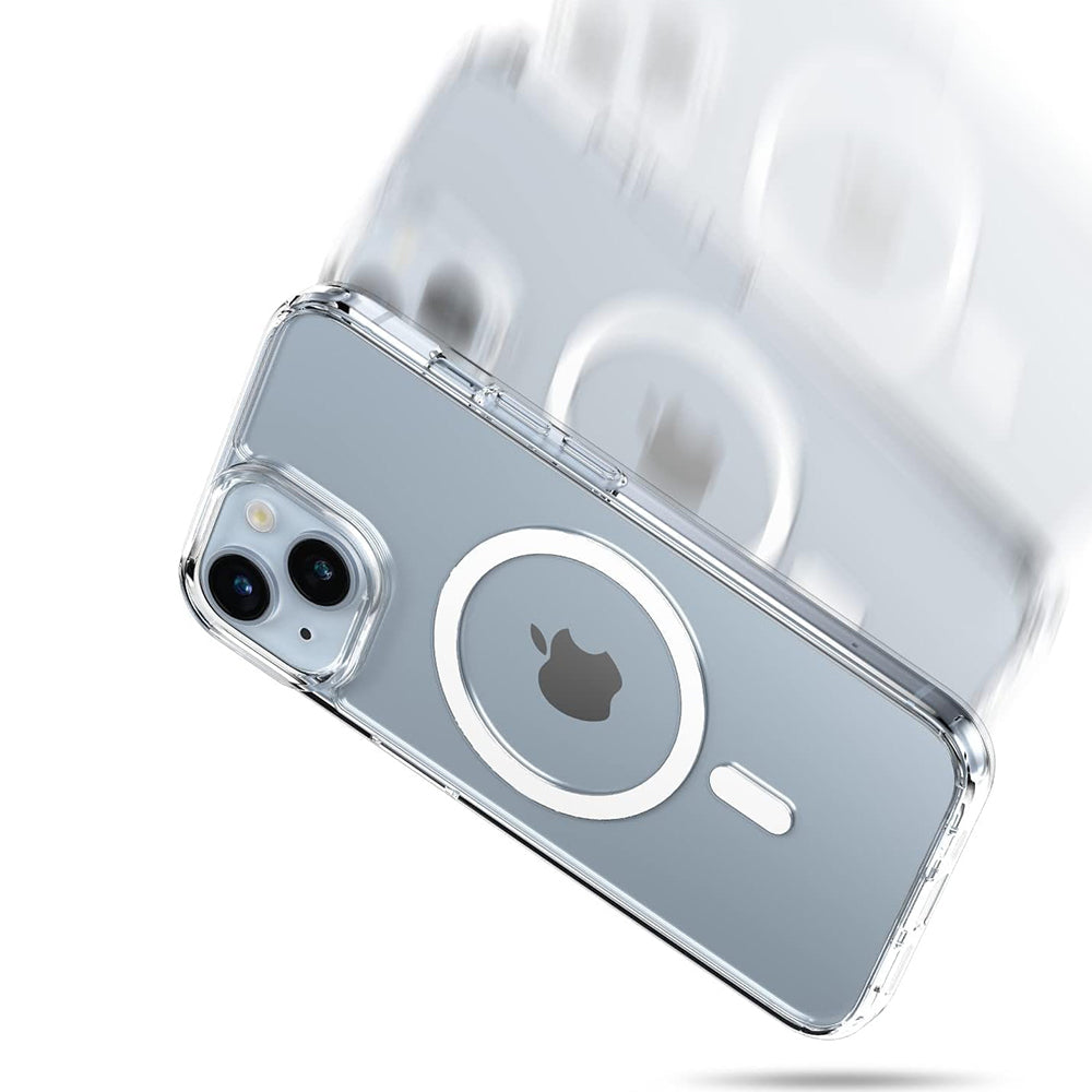 MagSafe-deksel for Apple iPhone 16 Pro, PanzerGlass, HardCase, Hvit Transparent