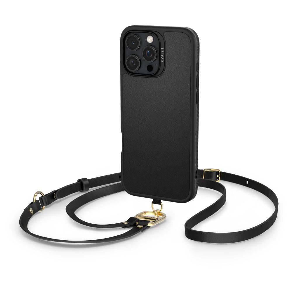 MagSafe-deksel for Apple iPhone 16 Pro, Spigen, Cyrill Kajuk Classic Charm, Svart