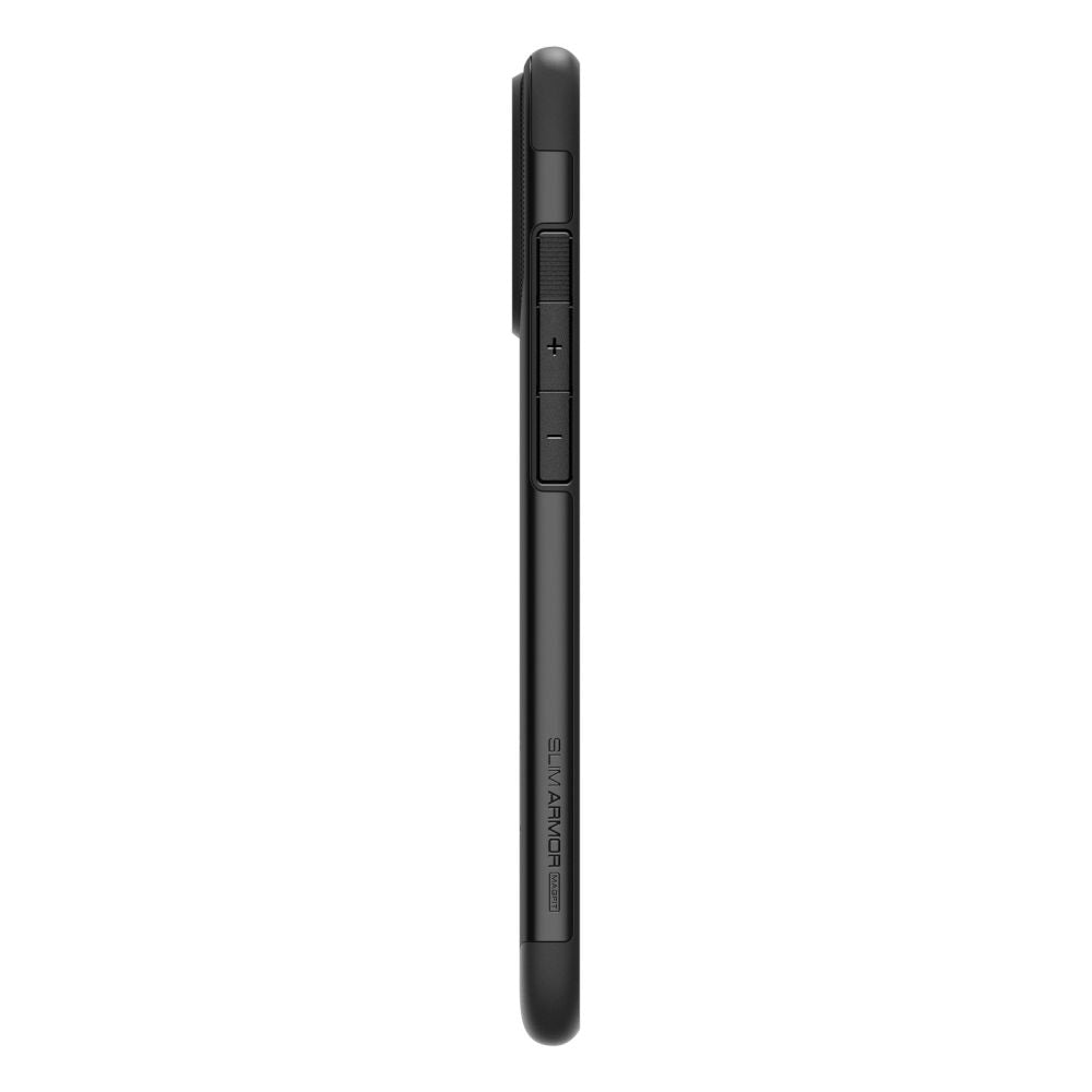 MagSafe-deksel for Apple iPhone 16 Pro, Spigen, Slim Armor, Svart ACS08164
