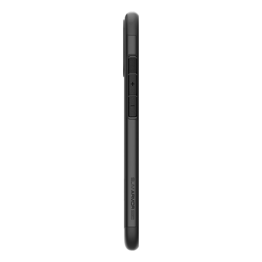 MagSafe-deksel for Apple iPhone 16, Spigen, Slim Armor, Svart