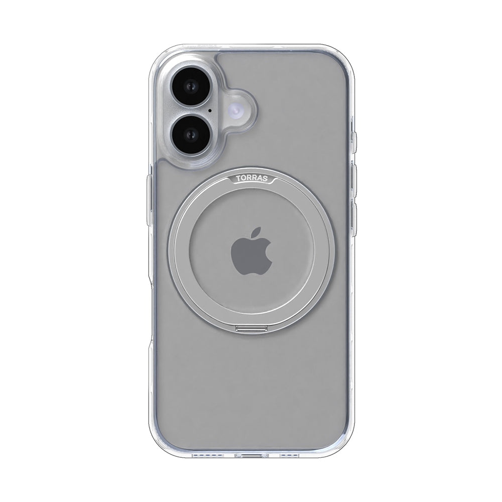 MagSafe-deksel for Apple iPhone 16, Torras, Ostand Pro, Gjennomsiktig