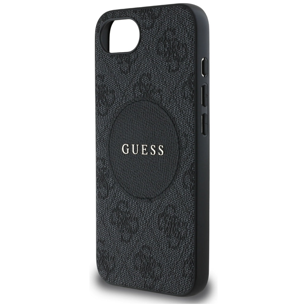 MagSafe deksel for Apple iPhone 17e / 16e, Guess, 4G Circle Classic Logo, Svart