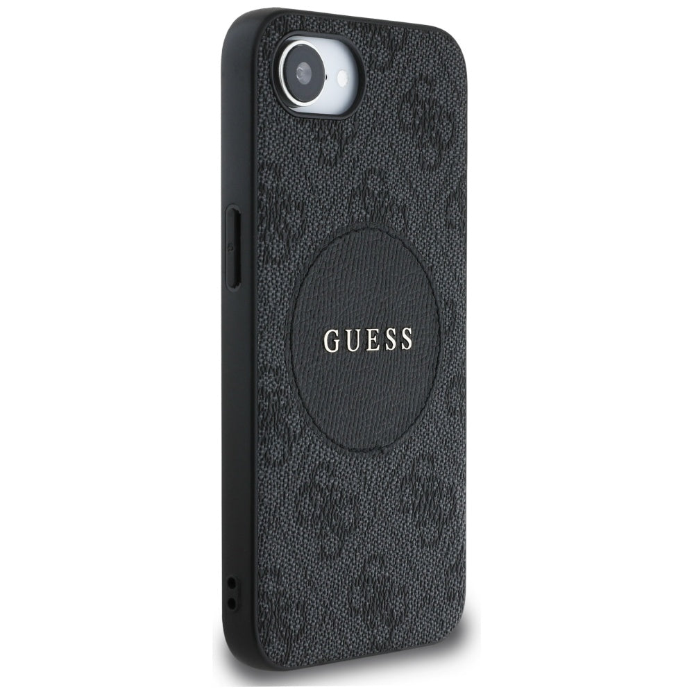 MagSafe deksel for Apple iPhone 17e / 16e, Guess, 4G Circle Classic Logo, Svart