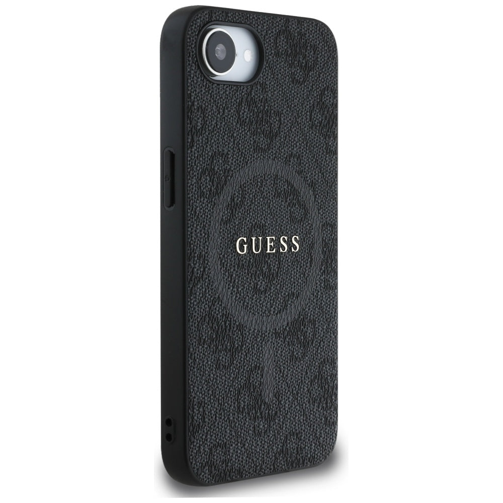MagSafe deksel for Apple iPhone 17e / 16e, Guess, 4G Ring Classic Logo, Svart