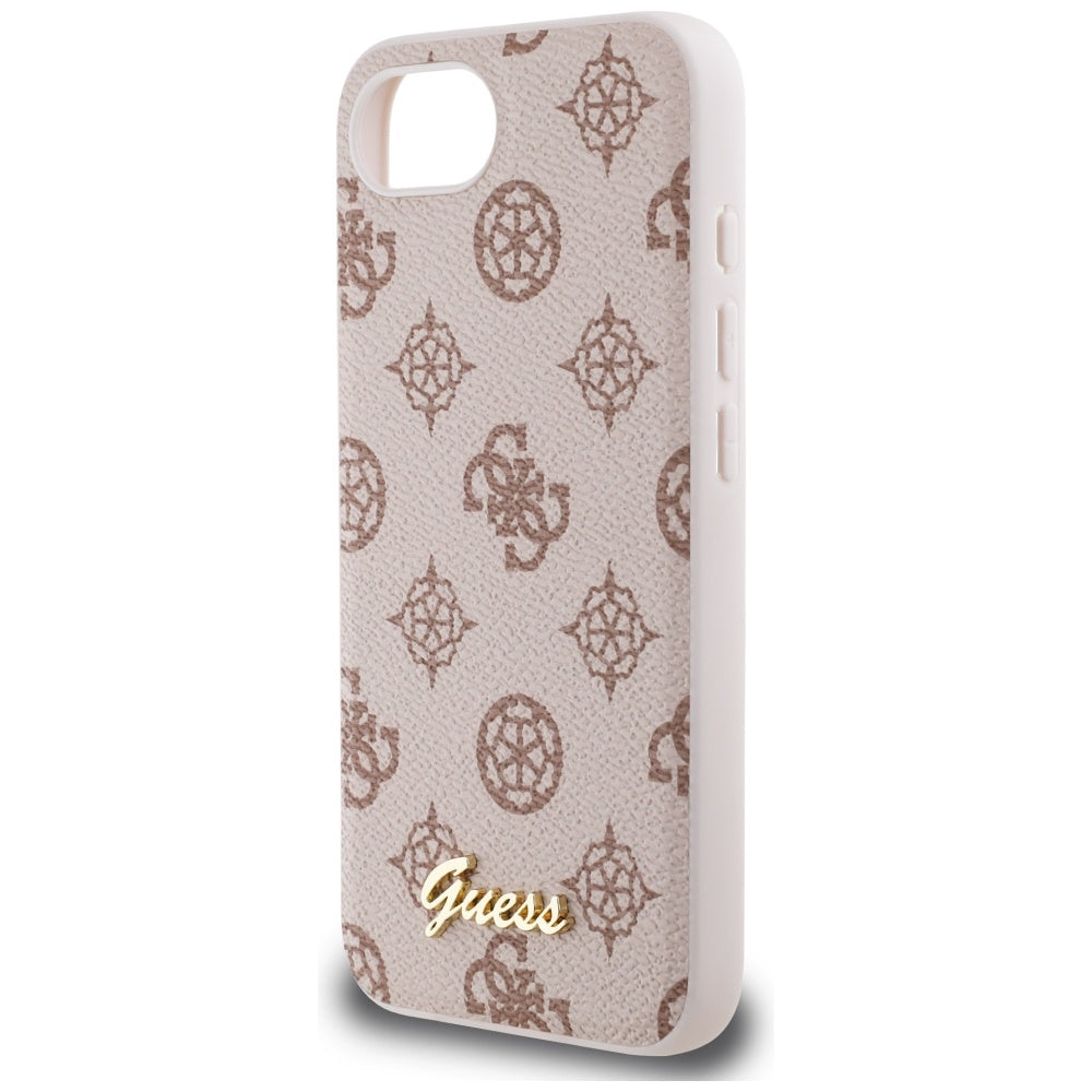 MagSafe-deksel for Apple iPhone 17e / 16e, Guess, Peony Script, Brun