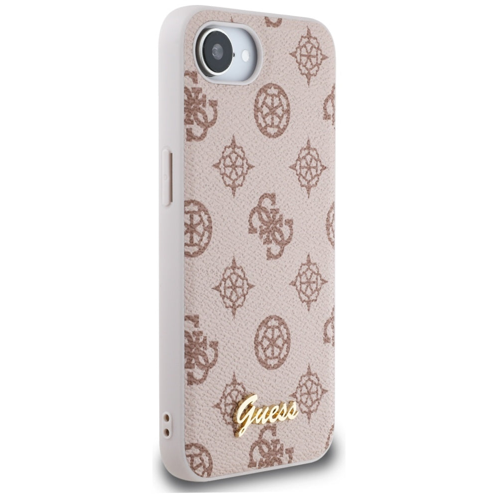MagSafe-deksel for Apple iPhone 17e / 16e, Guess, Peony Script, Brun