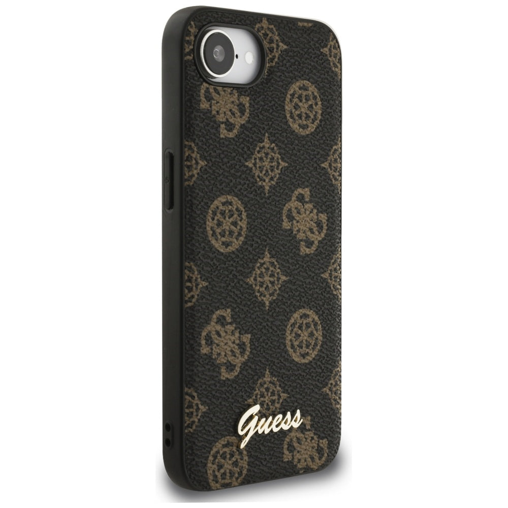 MagSafe-deksel for Apple iPhone 17e / 16e, Guess, Peony Script, Svart