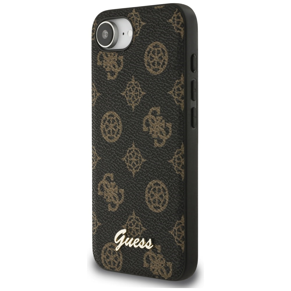 MagSafe-deksel for Apple iPhone 17e / 16e, Guess, Peony Script, Svart