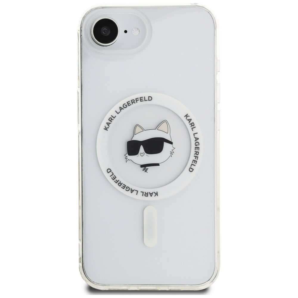 MagSafe-deksel for Apple iPhone 17e / 16e, Karl Lagerfeld, IML Choupette's Head, Hvit