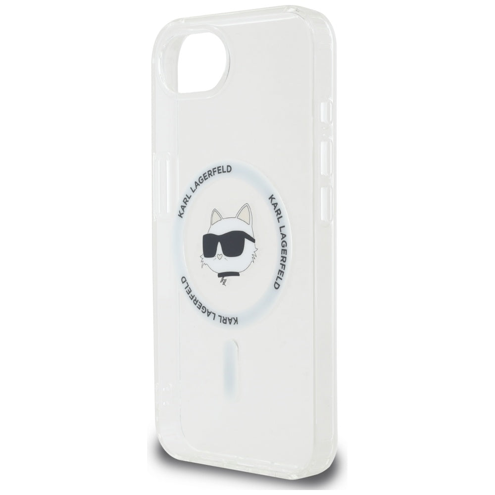 MagSafe-deksel for Apple iPhone 17e / 16e, Karl Lagerfeld, IML Choupette's Head, Hvit