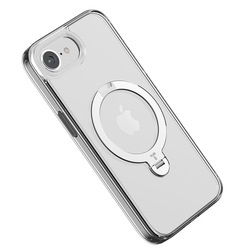MagSafe-deksel for Apple iPhone 17e / 16e, Torras, Ostand Spin, Gjennomsiktig