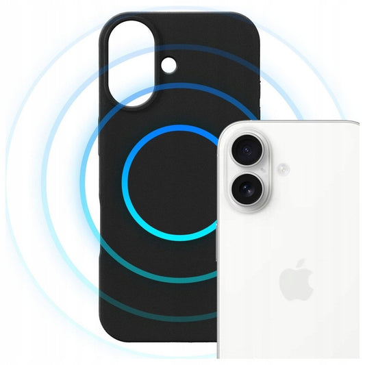 MagSafe-deksel for Apple iPhone 17, 3MK, Hardy, Svart