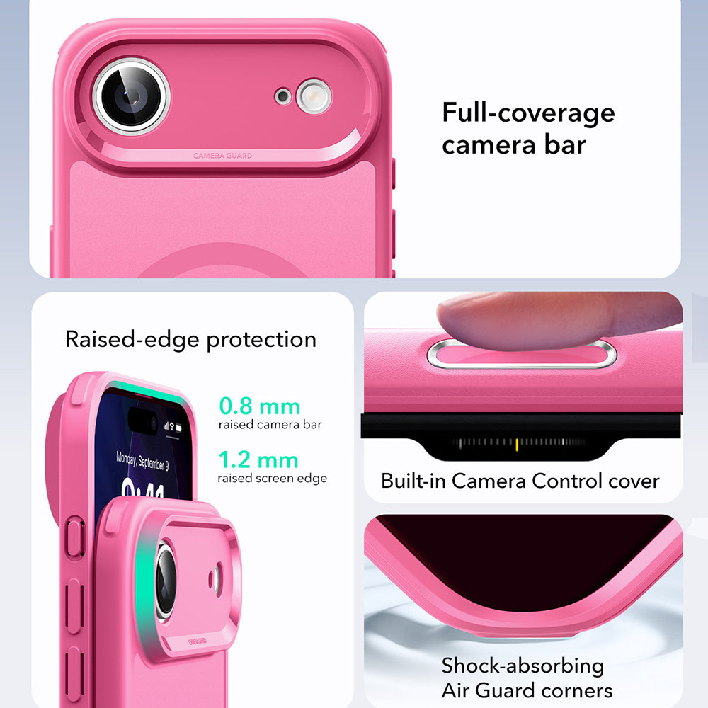 MagSafe-deksel for Apple iPhone 17 Air, ESR, Classic Hybrid, Satengrosa