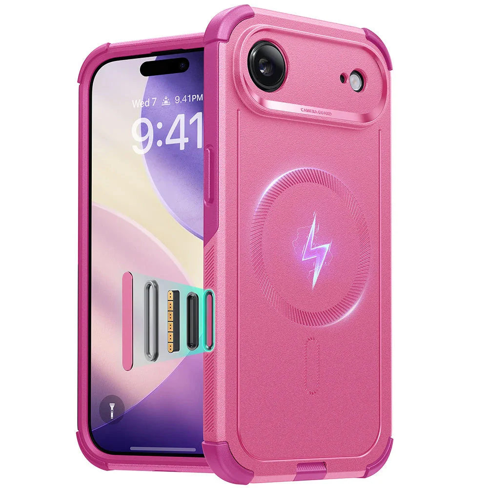 MagSafe-deksel for Apple iPhone 17 Air, ESR, Cyber, Rosa