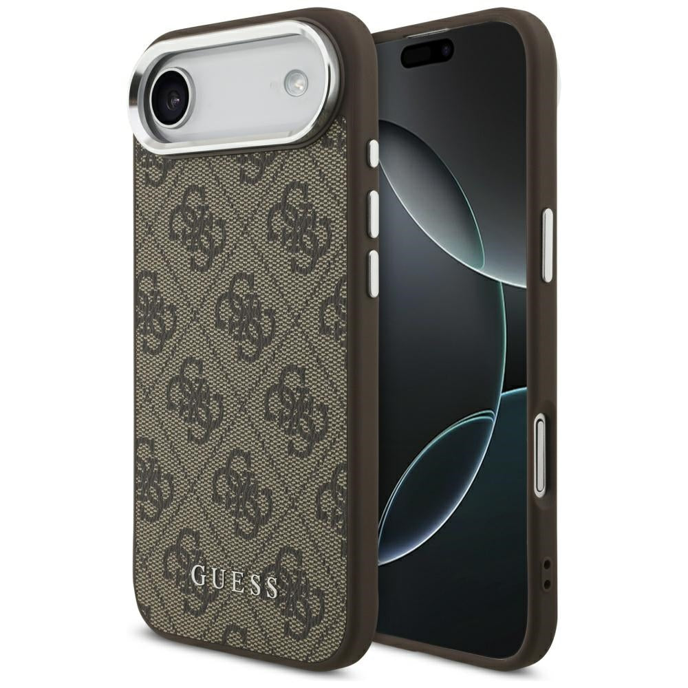 MagSafe-deksel for Apple iPhone 17 Air, Guess, 4G Classic Logo, Brun