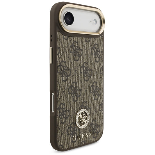MagSafe-deksel for Apple iPhone 17 Air, Guess, 4G Strass Logo, Brun