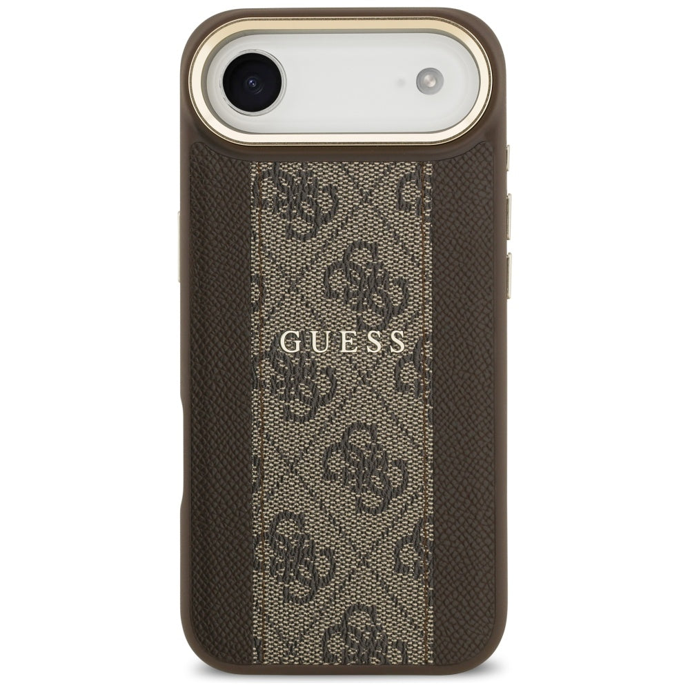 MagSafe-deksel for Apple iPhone 17 Air, Guess, 4G Stripe, Brun
