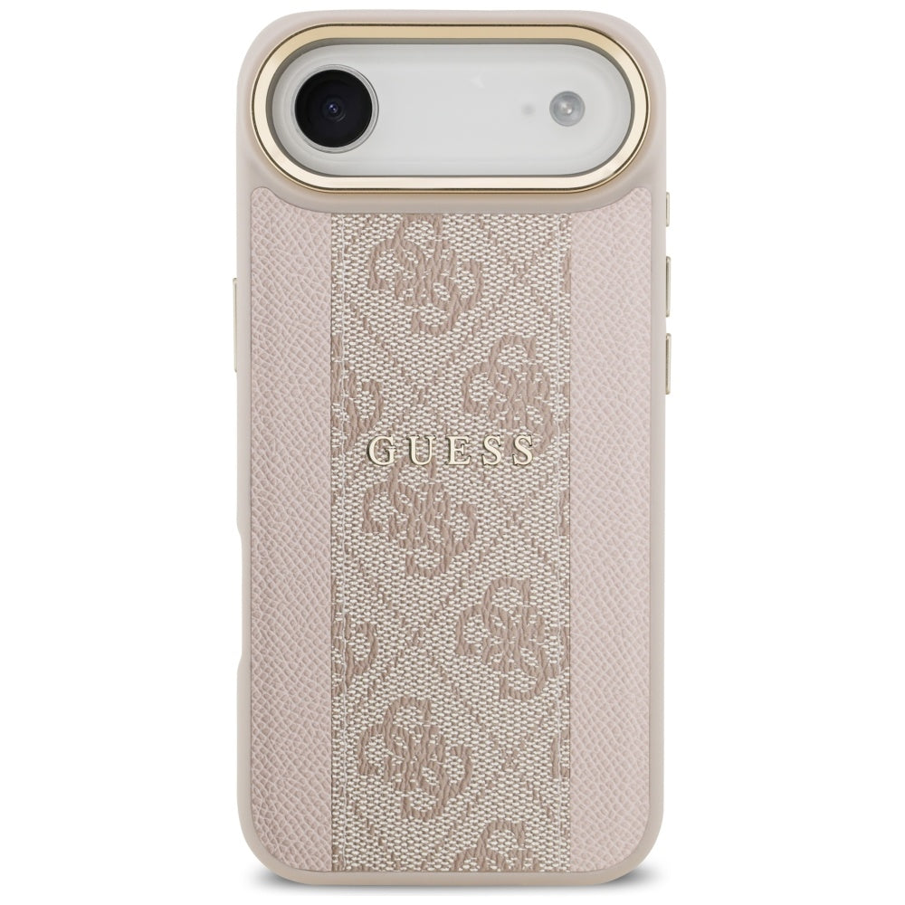 MagSafe-deksel for Apple iPhone 17 Air, Guess, 4G Stripe, Rosa