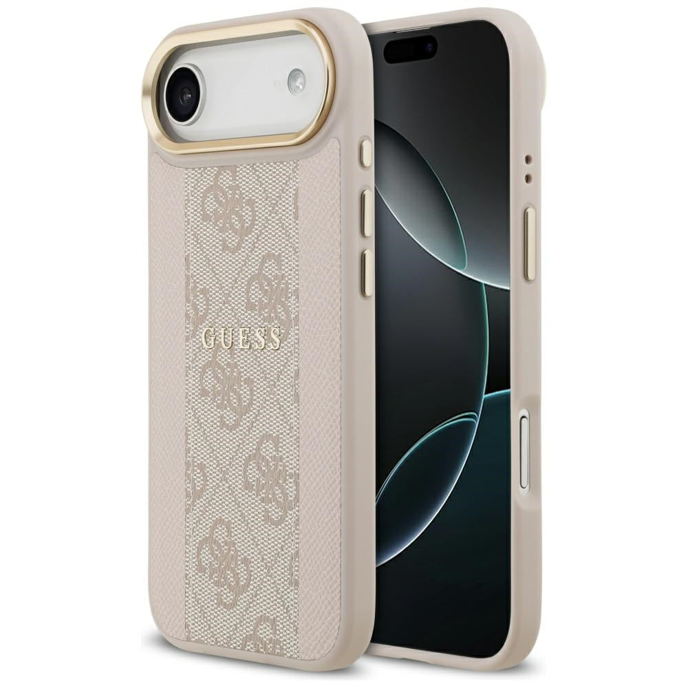 MagSafe-deksel for Apple iPhone 17 Air, Guess, 4G Stripe, Rosa
