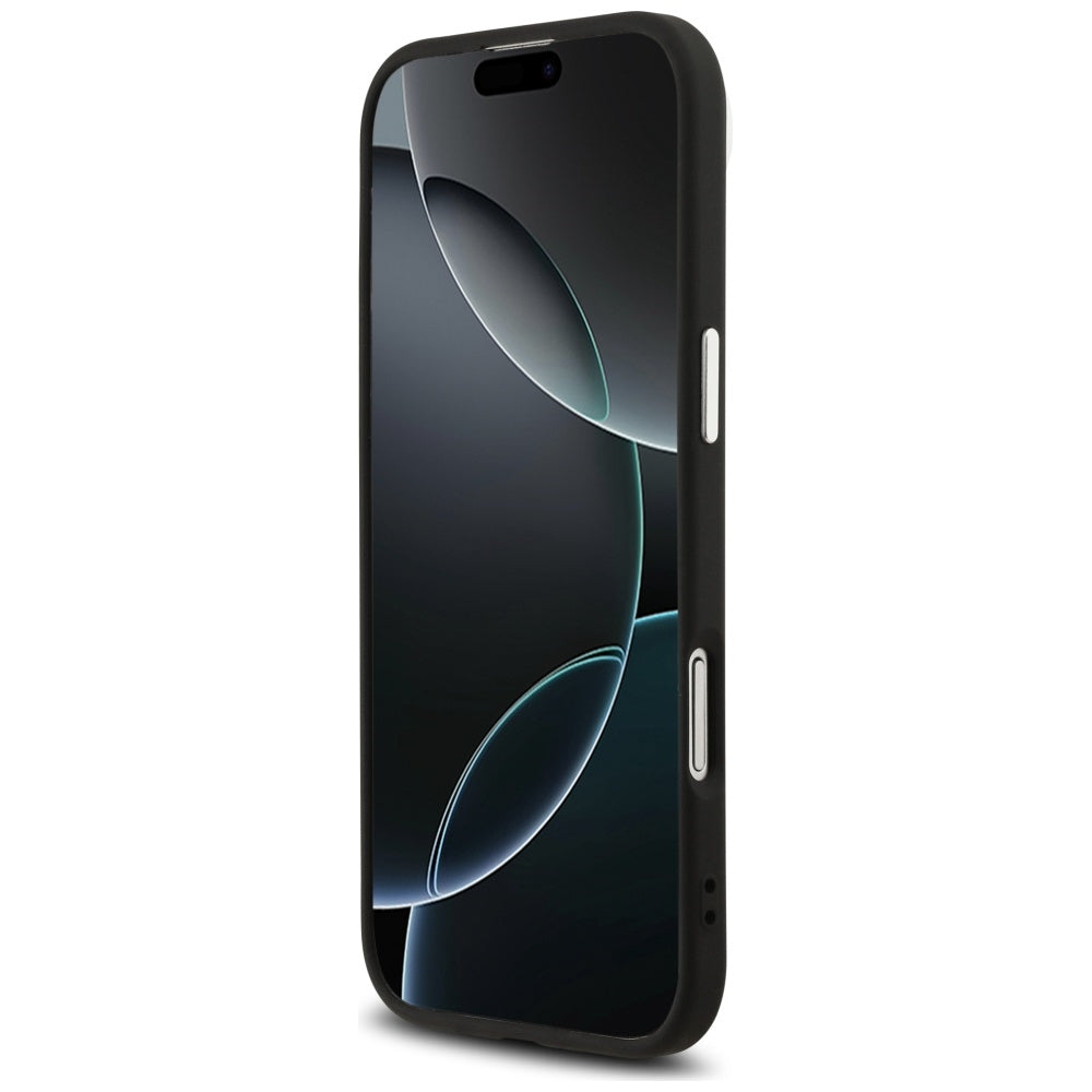 MagSafe-deksel for Apple iPhone 17 Air, Guess, Glitter Triangle Logo, Svart