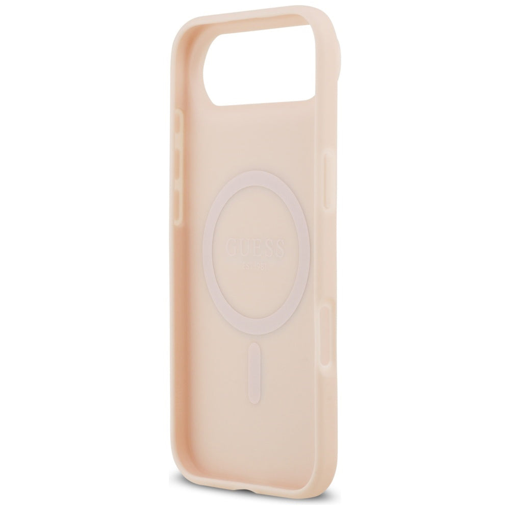 MagSafe-deksel for Apple iPhone 17 Air, Guess, Grained Flowers, Rosa