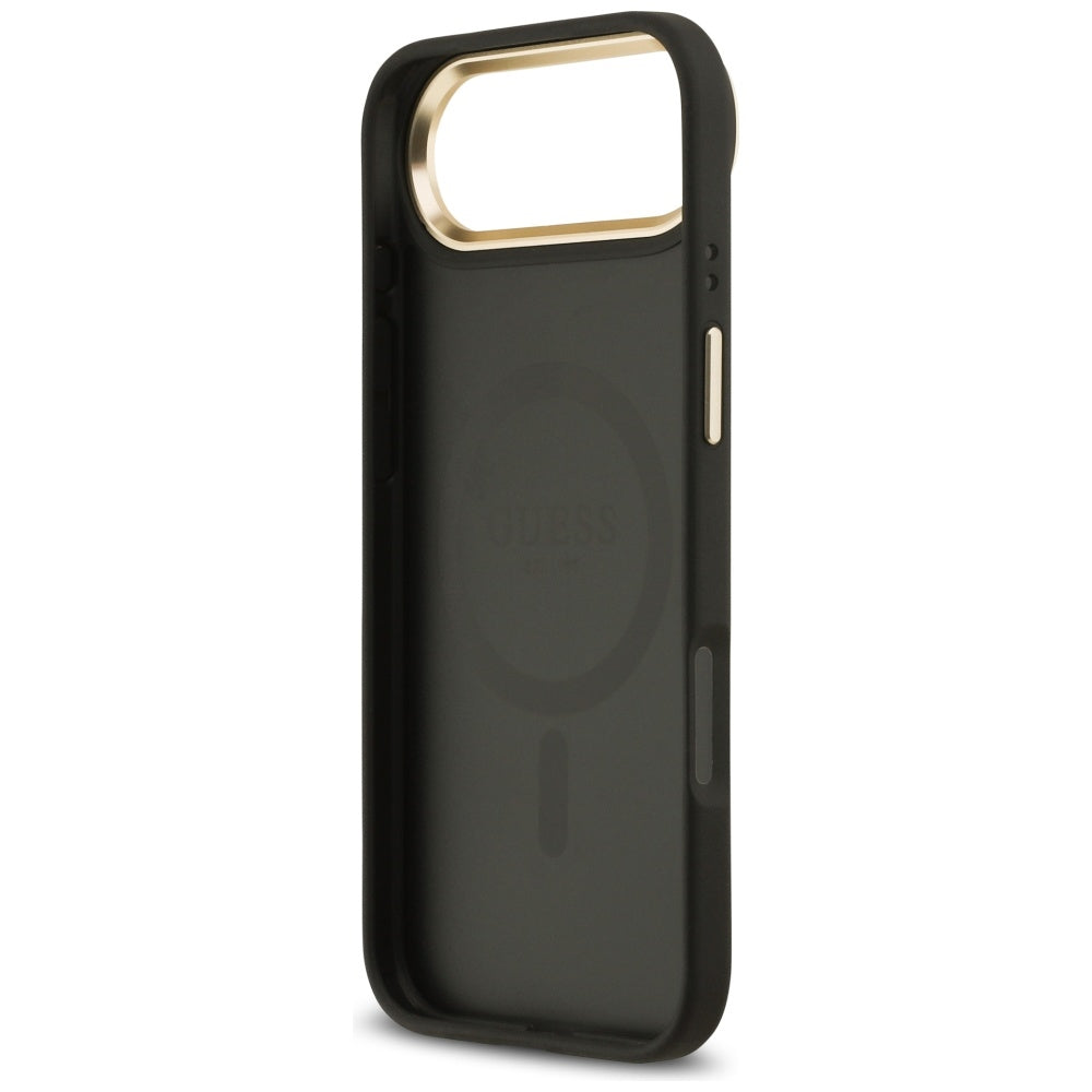 MagSafe-deksel for Apple iPhone 17 Air, Guess, Grained Strass Logo, Svart