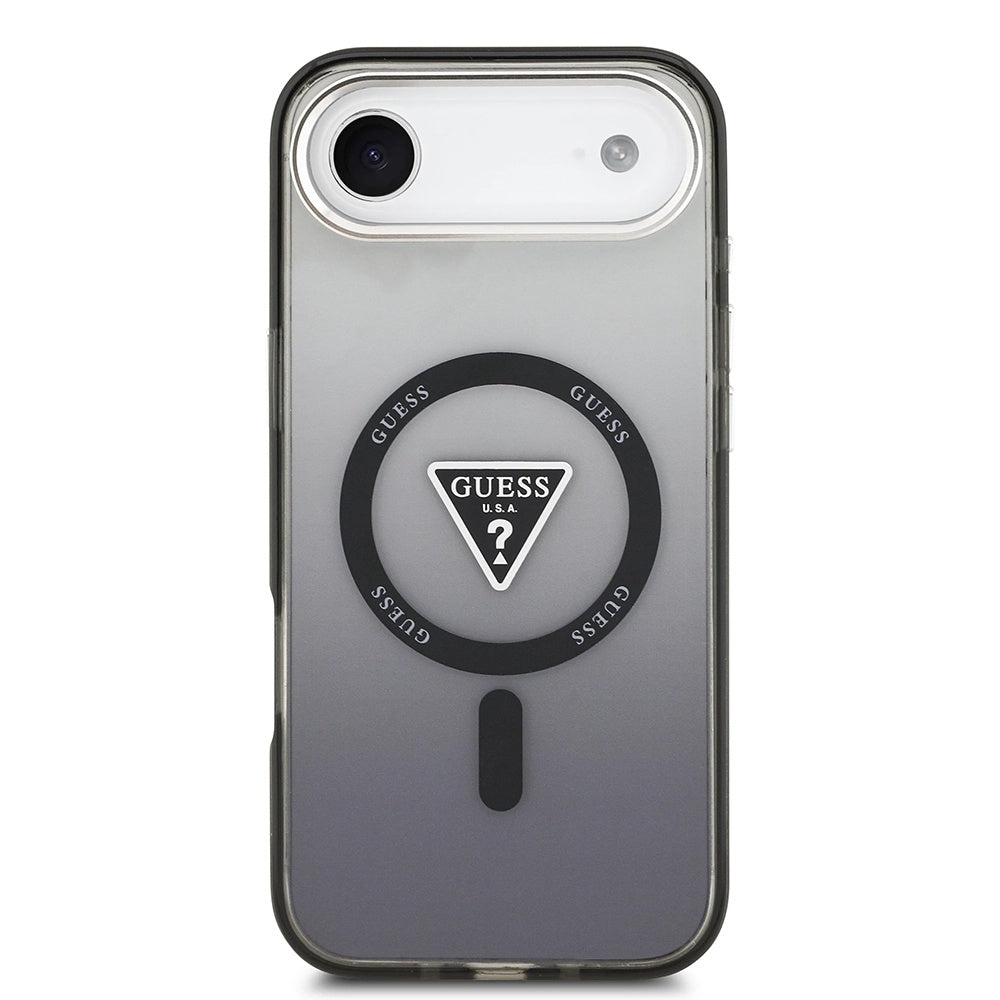 MagSafe-deksel for Apple iPhone 17 Air, Guess, IML Gradient Triangle Logo, Svart