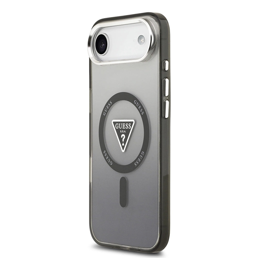 MagSafe-deksel for Apple iPhone 17 Air, Guess, IML Gradient Triangle Logo, Svart