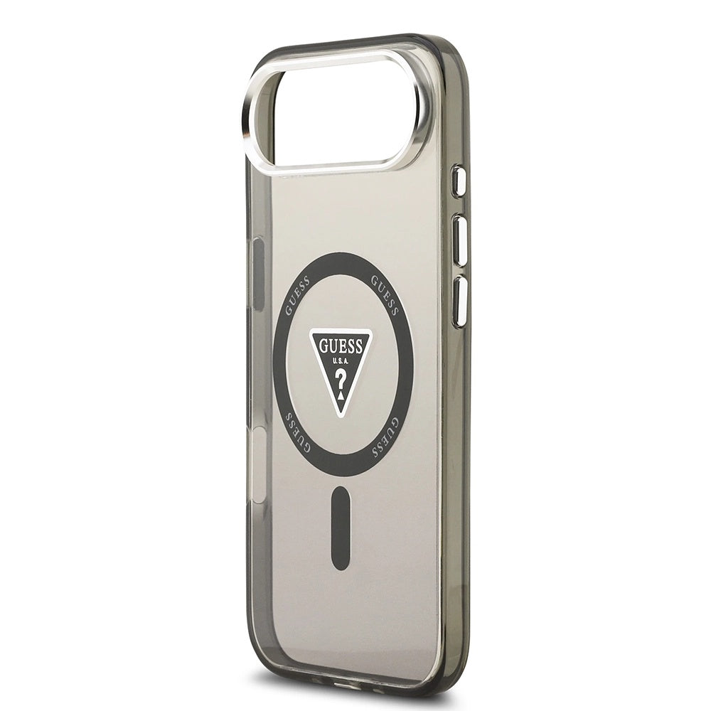 MagSafe-deksel for Apple iPhone 17 Air, Guess, IML Gradient Triangle Logo, Svart