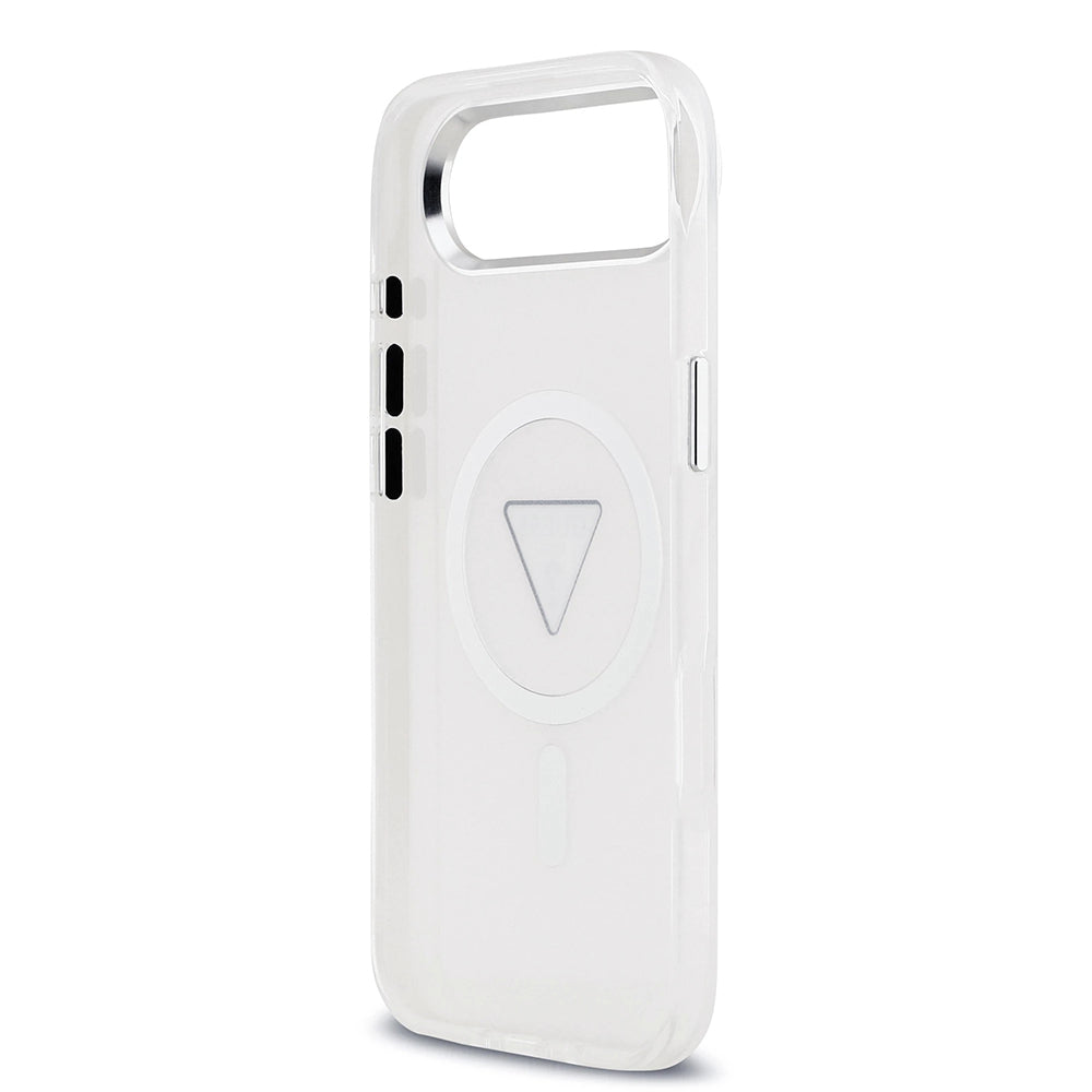 MagSafe-deksel for Apple iPhone 17 Air, Guess, IML Gradient Triangle Logo, Gjennomsiktig