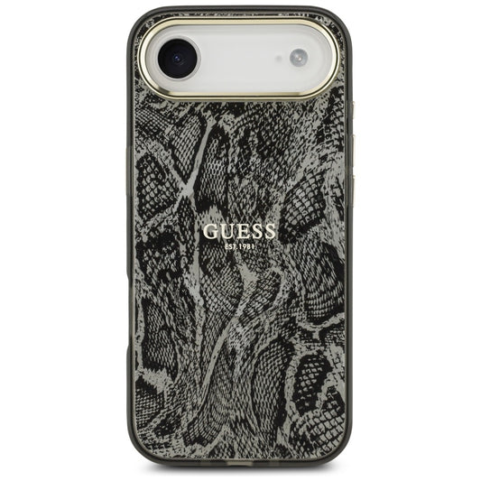 MagSafe-deksel for Apple iPhone 17 Air, Guess, Python-mønster, Svart