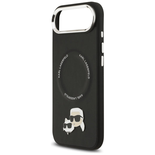 MagSafe-deksel for Apple iPhone 17 Air, Karl Lagerfeld, Karl & Choupette Pins, Svart