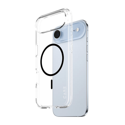 MagSafe-deksel for Apple iPhone 17 Air, PanzerGlass, Care Urban Explorer, Svart Transparent