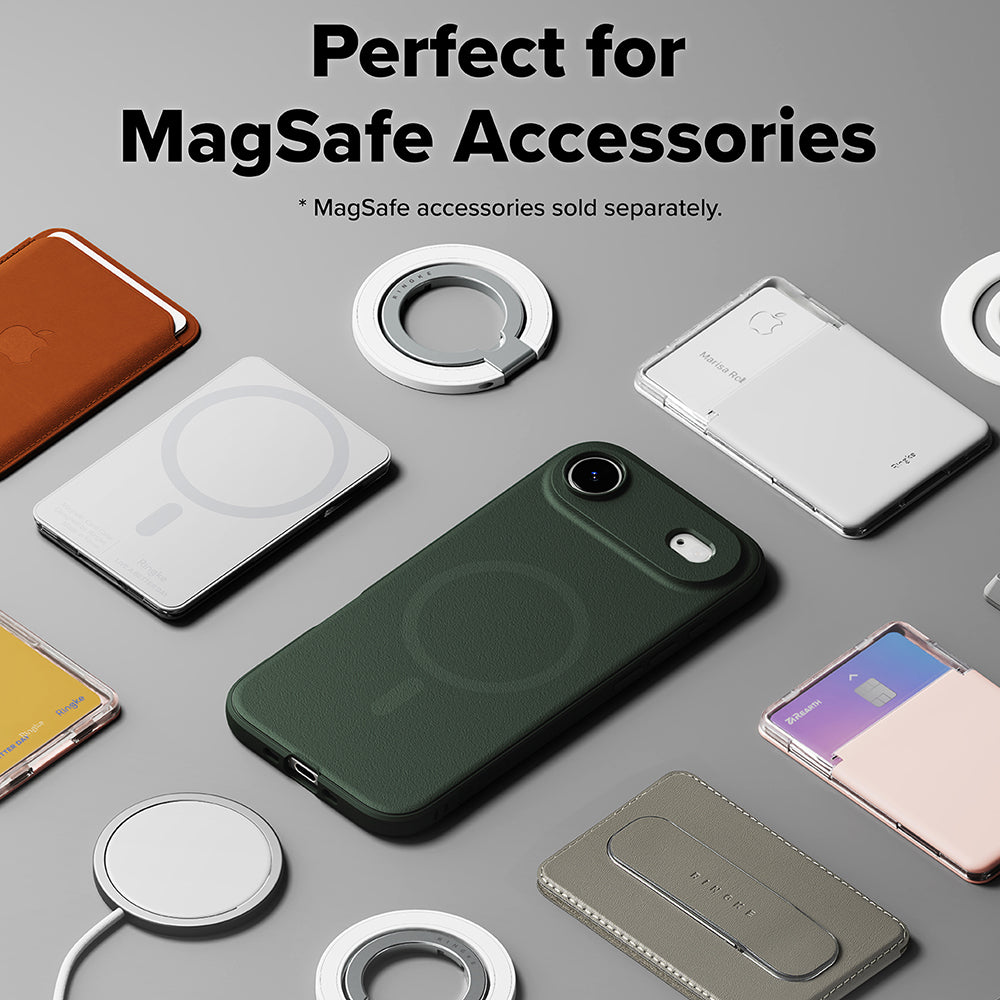 MagSafe-deksel for Apple iPhone 17 Air, Ringke, Onyx, Mørkegrønn