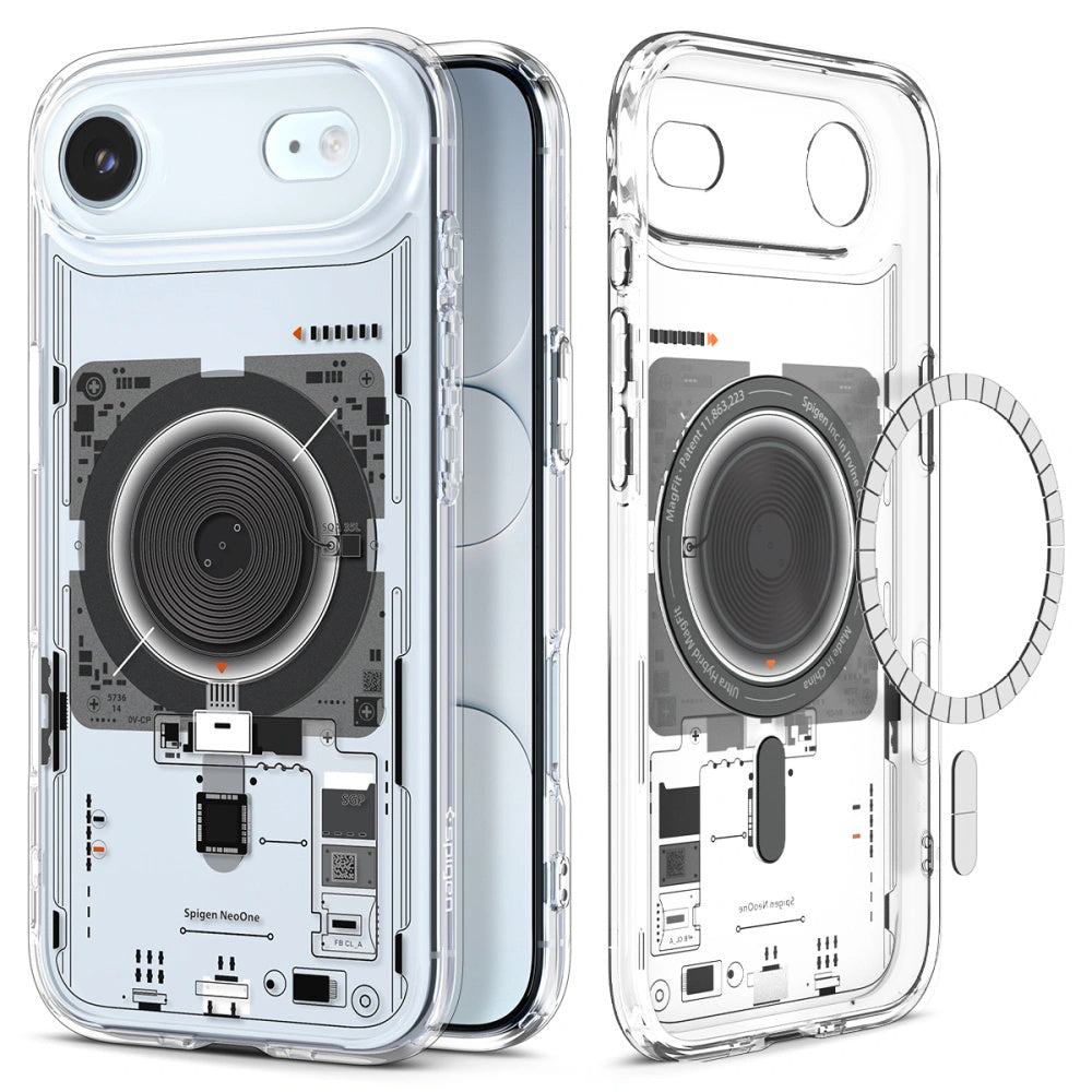 MagSafe-deksel for Apple iPhone 17 Air, Spigen, Ultra Hybrid Neo One, Gjennomsiktig ACS10321