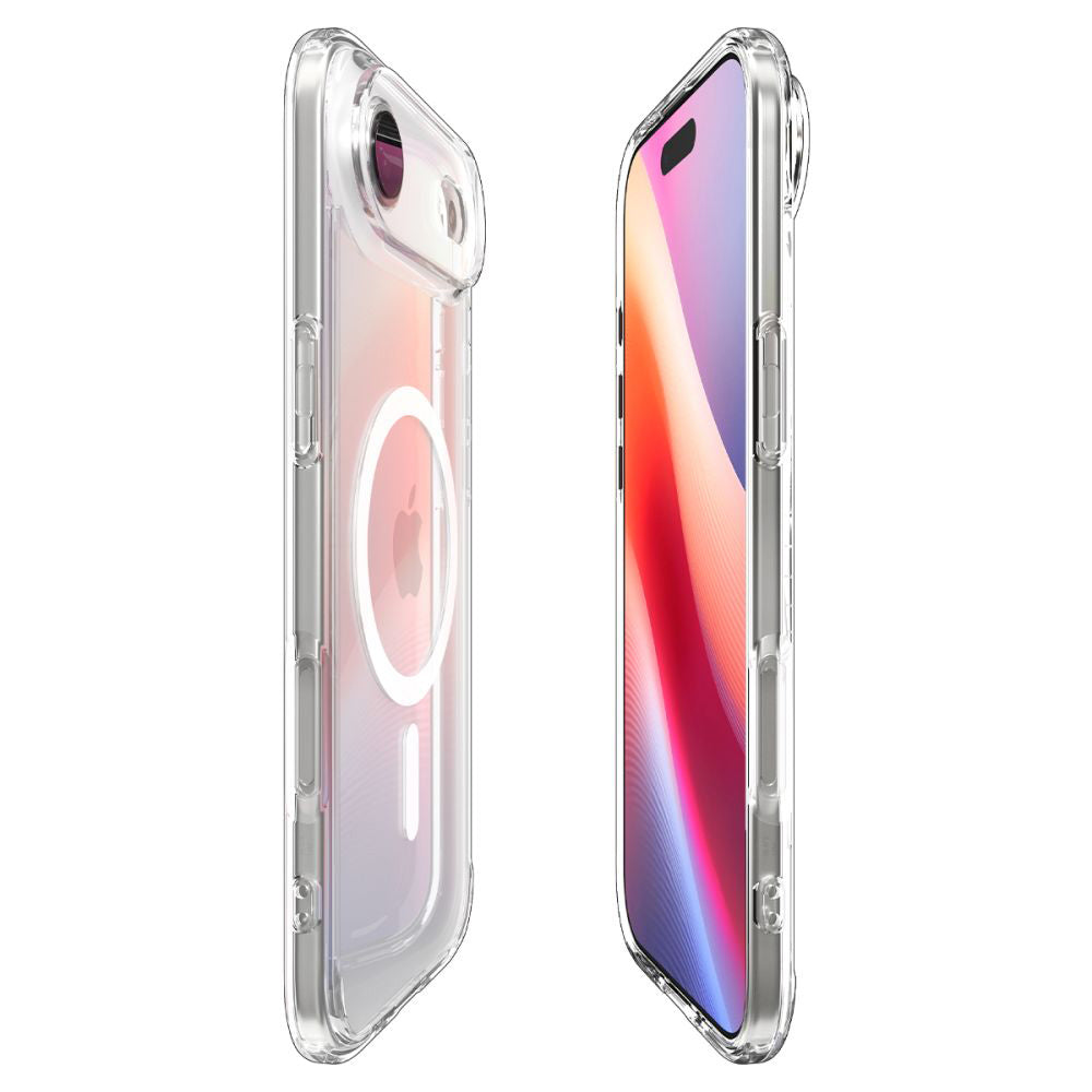 MagSafe-deksel for Apple iPhone 17 Air, Spigen, Ultra Hybrid, Transparent Hvit ACS10313