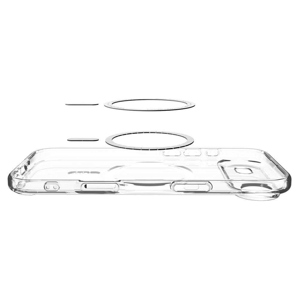 MagSafe-deksel for Apple iPhone 17 Air, Spigen, Ultra Hybrid, Transparent Hvit ACS10313