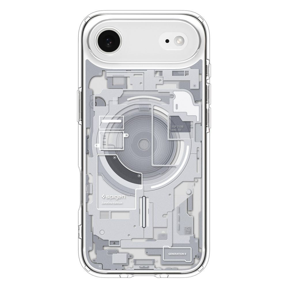 MagSafe-deksel for Apple iPhone 17 Air, Spigen, Ultra Hybrid Zero One, Hvit ACS10318