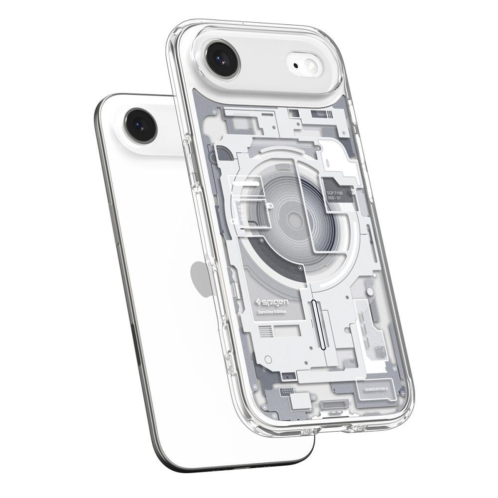 MagSafe-deksel for Apple iPhone 17 Air, Spigen, Ultra Hybrid Zero One, Hvit ACS10318