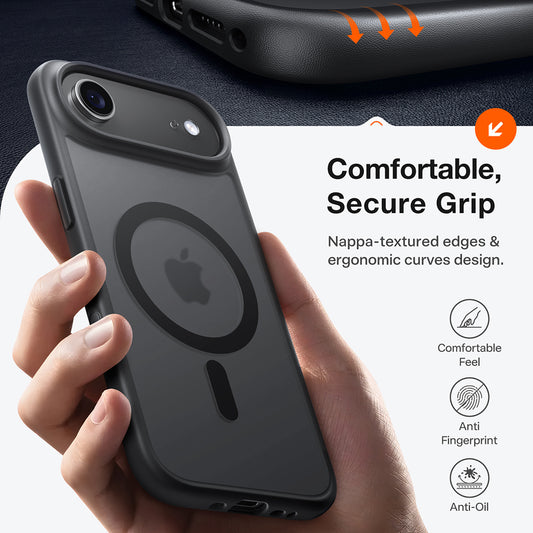 MagSafe-deksel for Apple iPhone 17 Air, Torras, Guardian, Svart