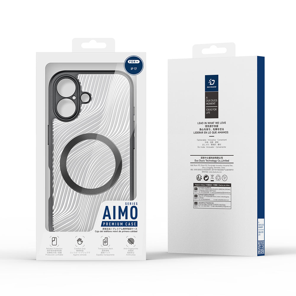 MagSafe-deksel for Apple iPhone 17, DUX DUCIS, Aimo, Svart