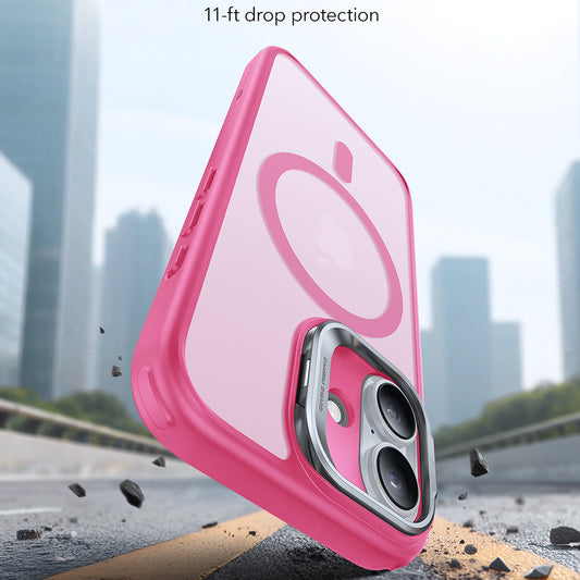 MagSafe-deksel for Apple iPhone 17, ESR, Classic Hybrid Kickstand, Satinrosa