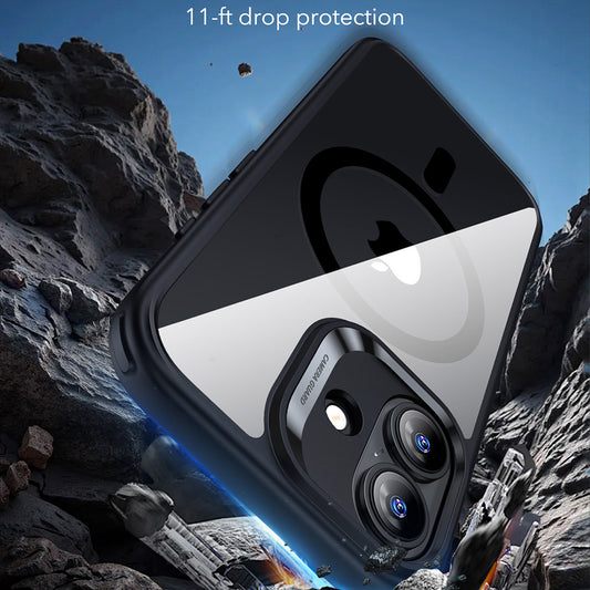 MagSafe-deksel for Apple iPhone 17, ESR, Classic Hybrid, Svart Gjennomsiktig