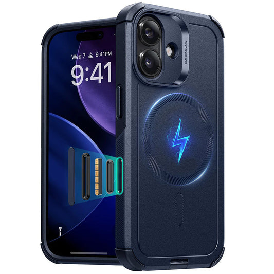 MagSafe-deksel for Apple iPhone 17, ESR, Cyber, Blå