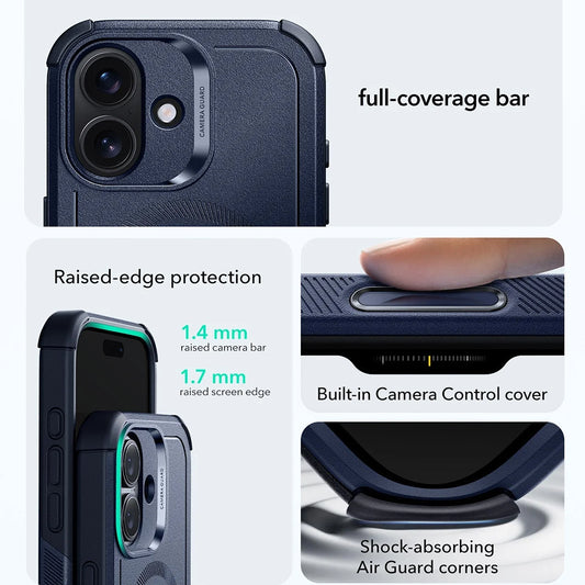 MagSafe-deksel for Apple iPhone 17, ESR, Cyber, Blå