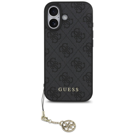 MagSafe-deksel for Apple iPhone 17, Guess, 4G Charm Cradle, Svart