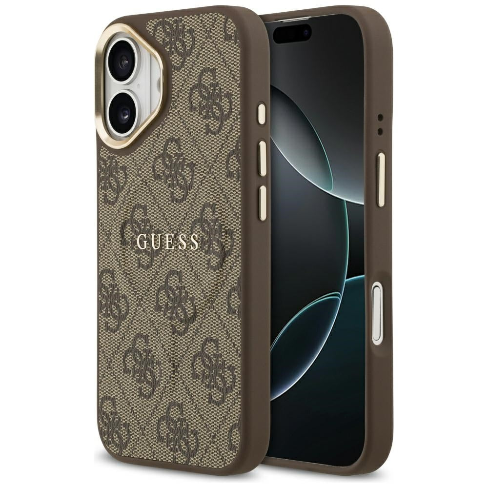 MagSafe-deksel for Apple iPhone 17, Guess, 4G Classic, Brun